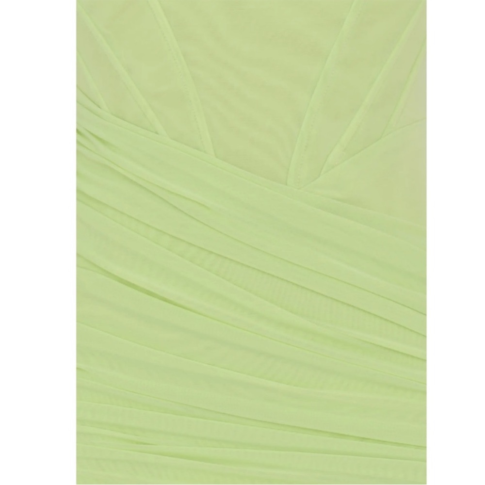 RARE House of CB ‘Clementine’ Lime Cut Out Mini Dress - Picture 8 of 15